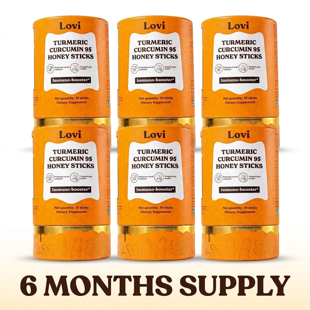 Tumeric Curcumin Honey Sticks (6 Months)