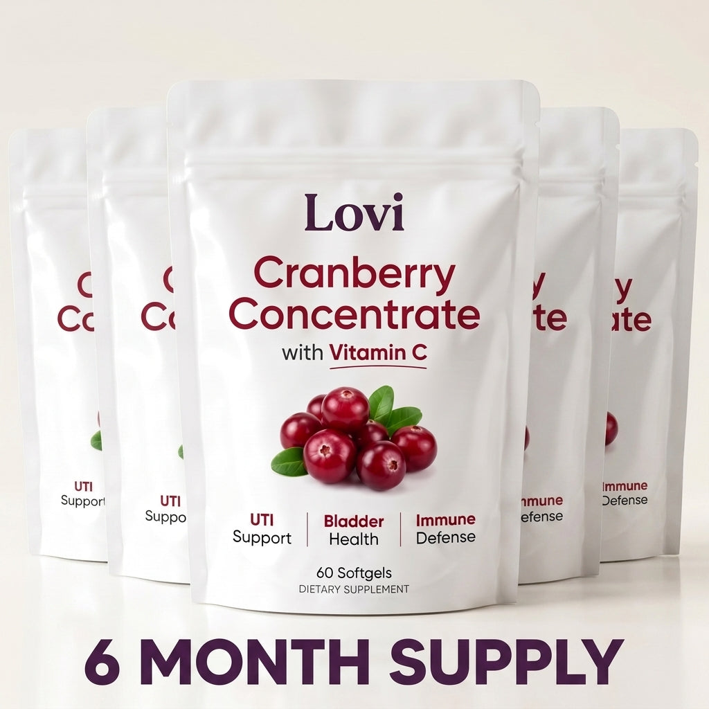 6 Month Supply: Cranberry Concentrate Softgels (40,000mg)