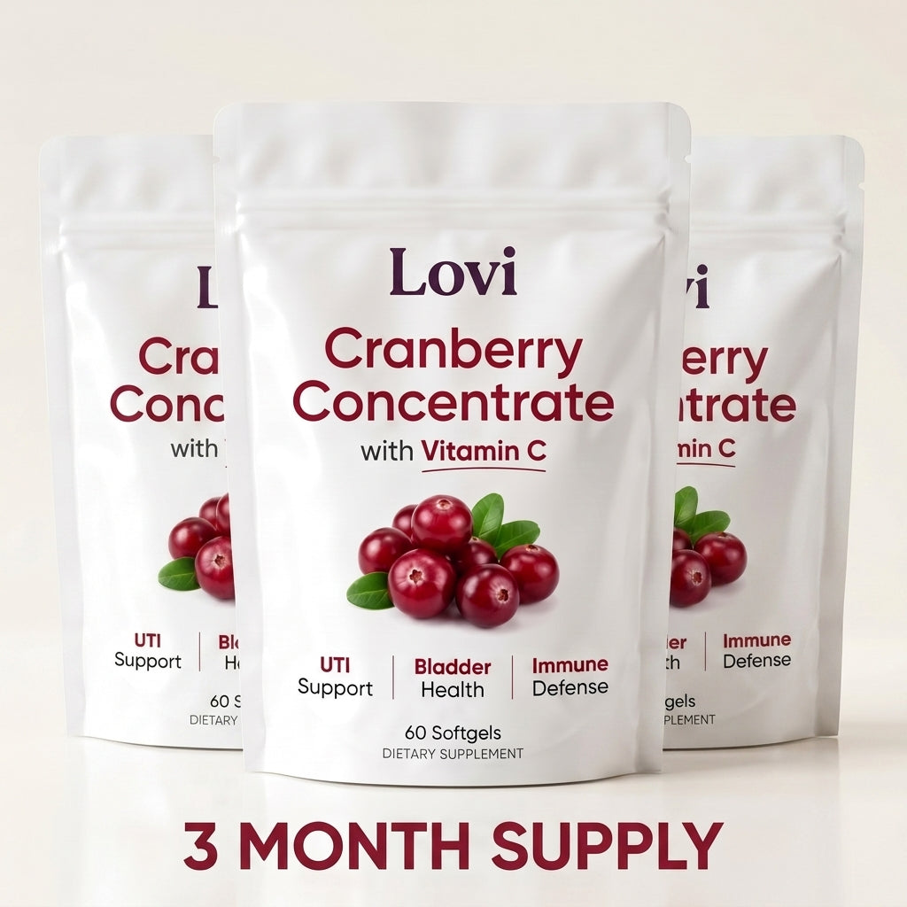 3 Month Supply: Cranberry Concentrate Softgels (40,000mg)